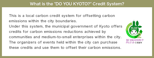 What is the "DO YOU KYOTO?" Credit System?