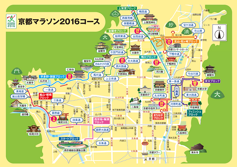 京都マラソン2016 コース